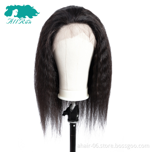 Kinky Straight 360 Lace Wigs ,10-28 Inch 10A 100% Raw Brazilian Virgin Human Hair In Stock, Can Be Used For At Least 3 Years